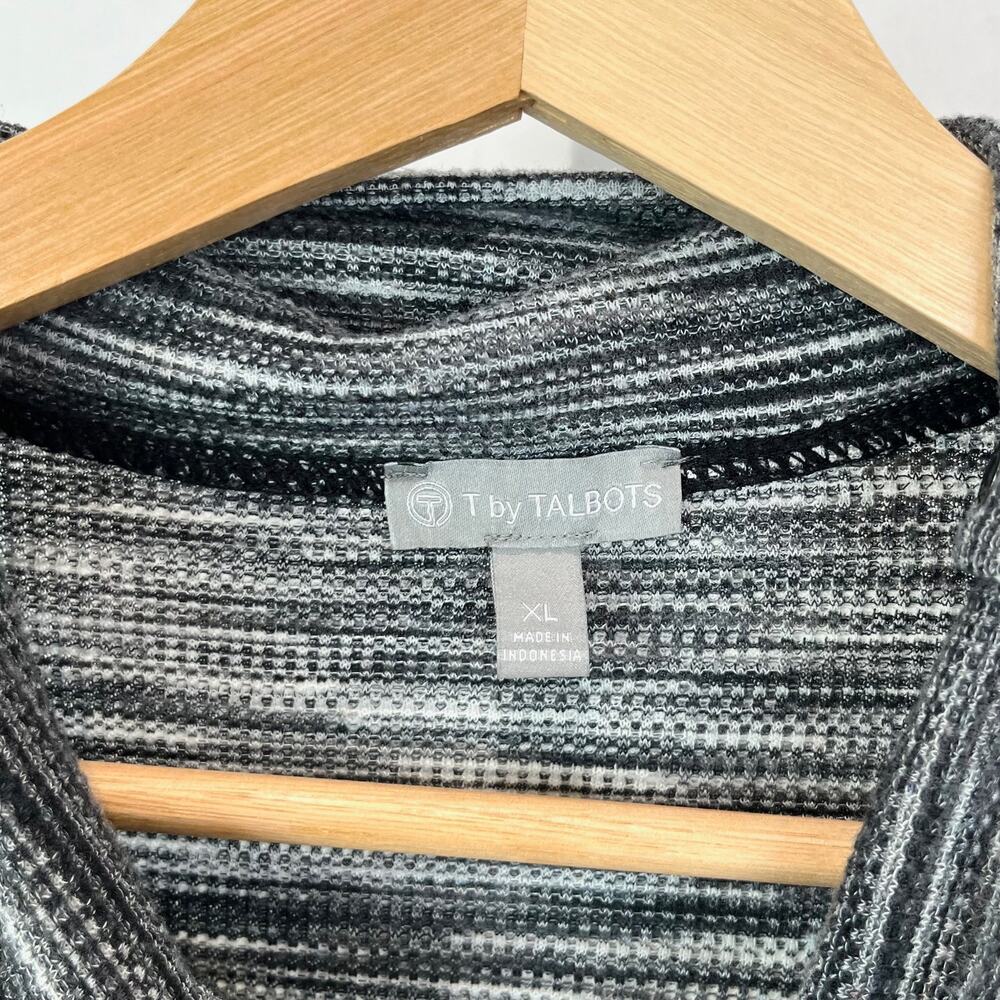 T By Talbots Size Xl Snap Mock Turtleneck Top The… - image 3